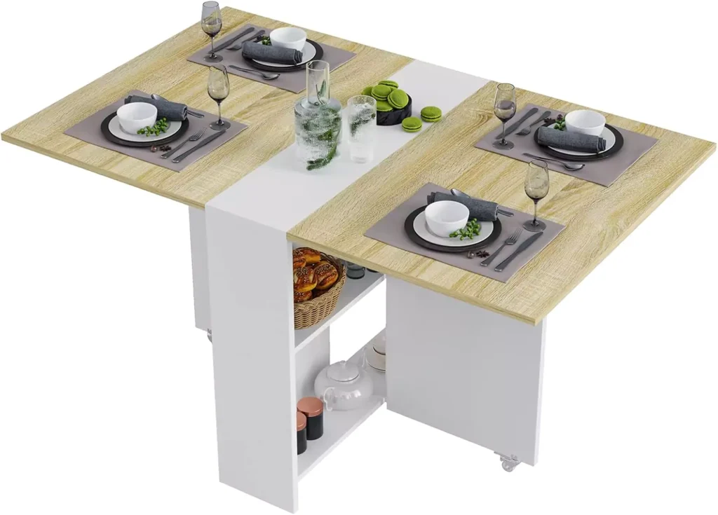 Tiptiper Folding Dining Table: The Adaptable Foldable Furniture for Small Spaces