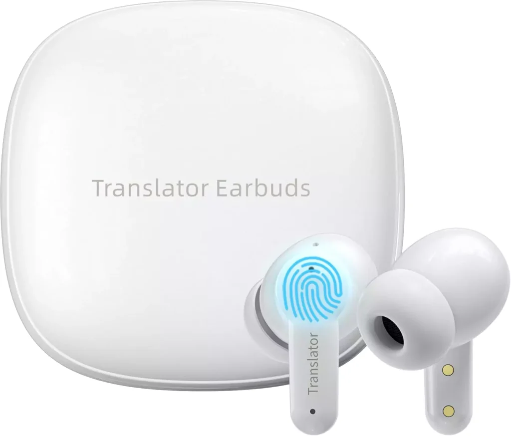 AI-powered translation earbuds real-time - ANFIER M3 AI Translator Earbuds